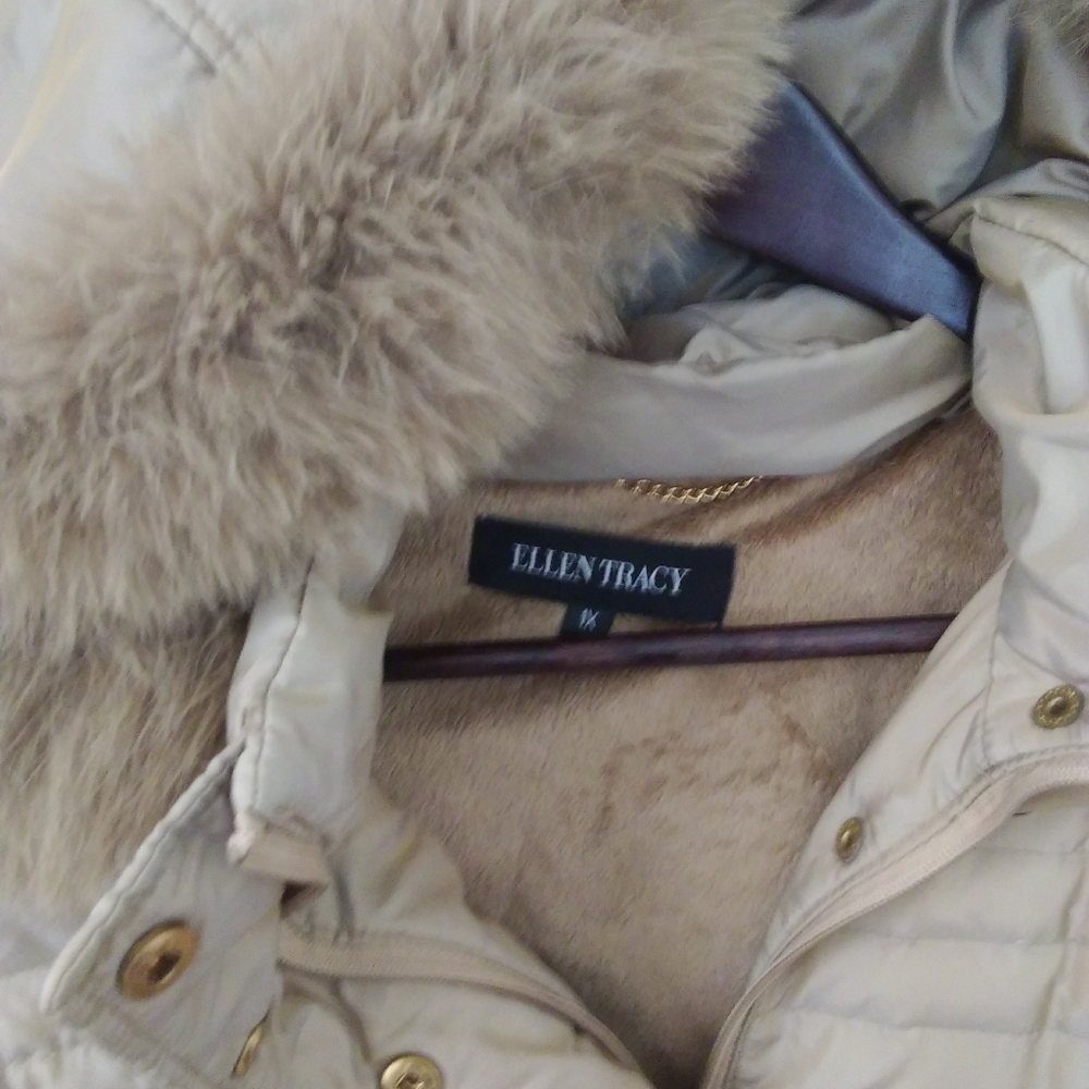 Champagne Puffer Winter Coat
